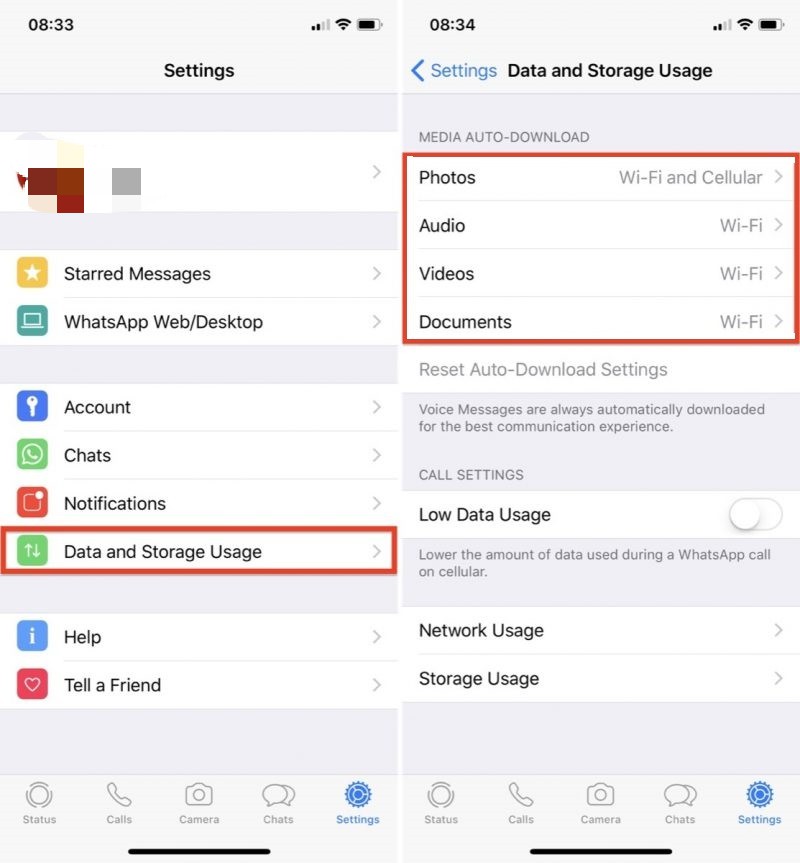 wahtsapp 사진 자동 저장