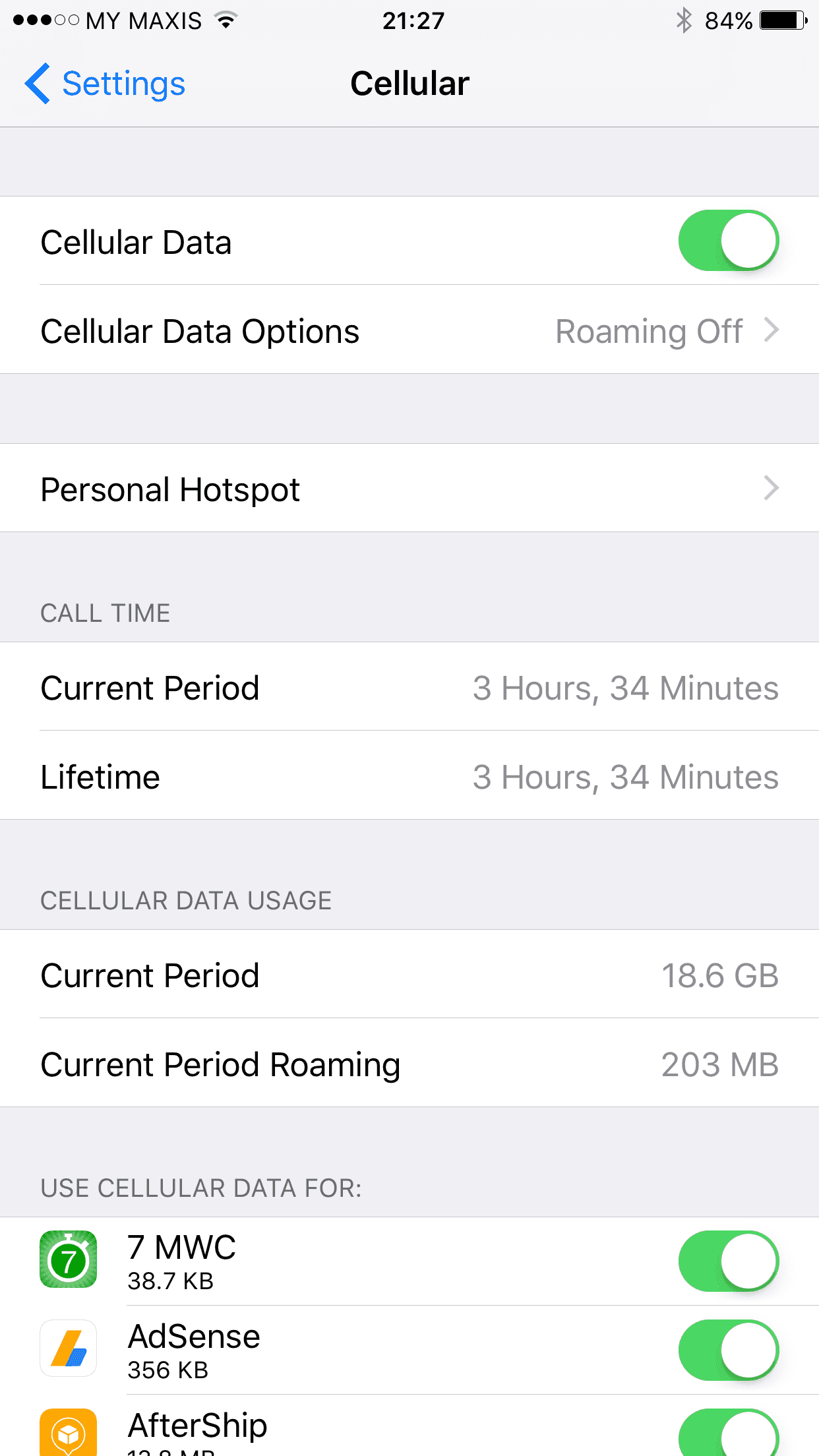 VoiceMail 문제를 해결하기 위해 양호한 셀룰러 네트워크 연결 확인