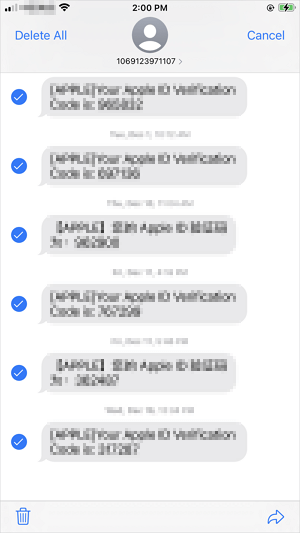 저장하려는 대화를 선택2