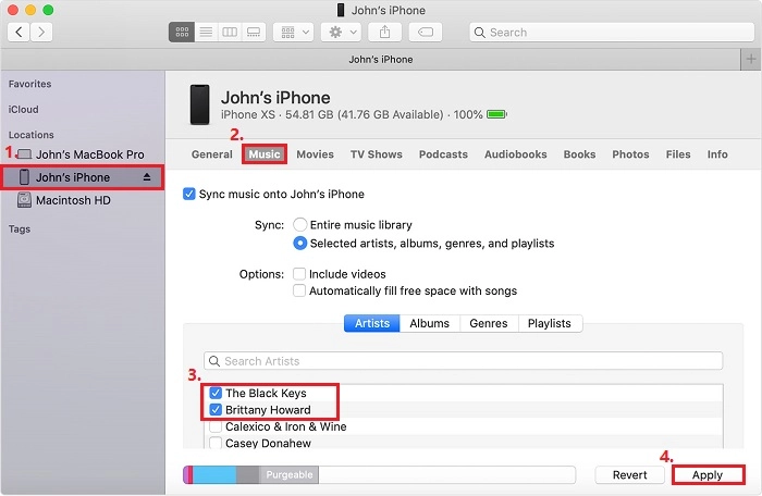 bkuetooth를 사용하여 iPad에서 Mac에 연결