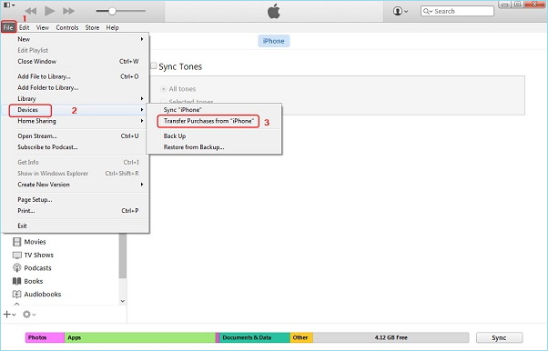 iTunes를 사용하여 iPod에서 iPod으로 음악을 전송하는 방법