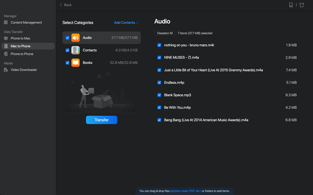 Mac에서 iPhone으로 데이터를 전송하는 방법-3 단계