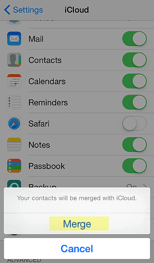 iCloud로 iPhone에서 삭제 된 연락처를 복구하는 방법