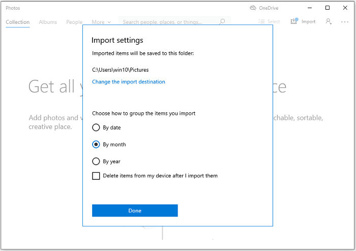 핸드폰에서 외장하드드라이브로 사진 전송