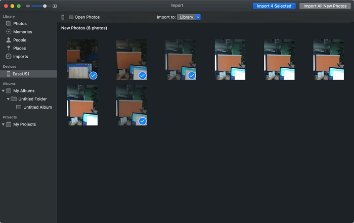 사진을 통해 iPhone에서 Mac으로 사진을 전송하는 방법