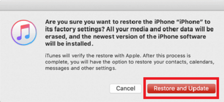 복원 프로세스 확인