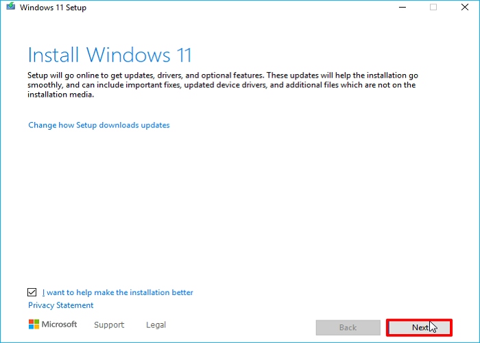 다음을 클릭하세요