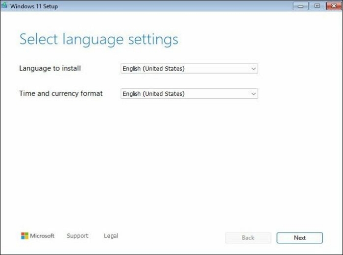 기본 Windows 설치 완료