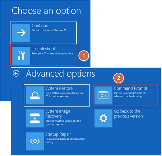 usb-installer을 통해 부팅 할 수없는 창에서 파일에 액세스 3