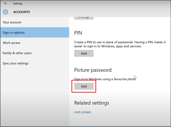로그인 옵션 추가