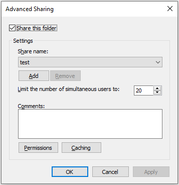 공유 권한 변경