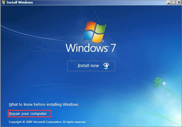 mbr windows xp 수정