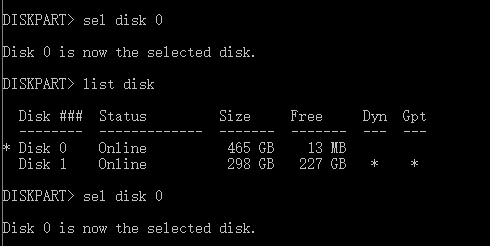 uefi 부팅 오류 수정-1
