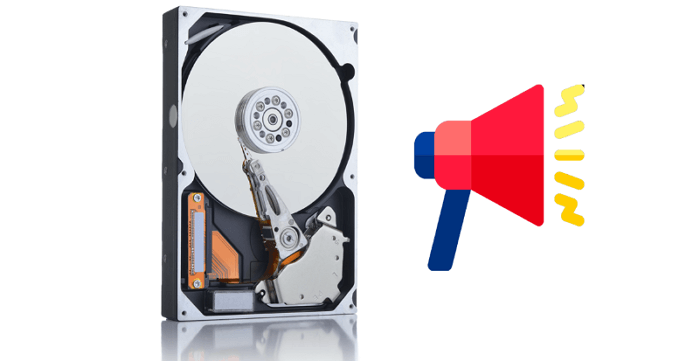 하드 드라이브에서 소음 발생