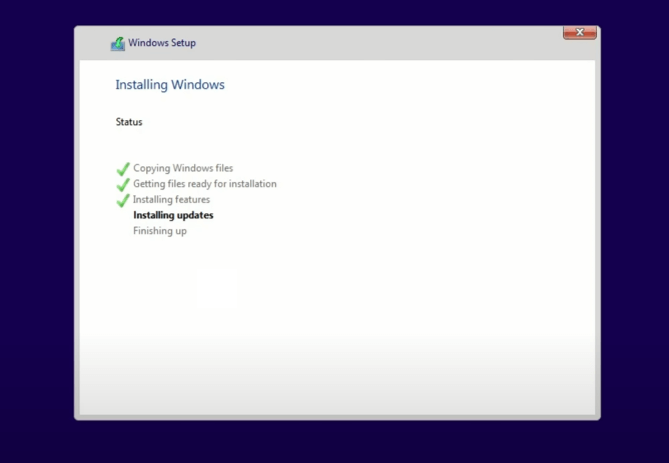 Windows 11 설치 완료