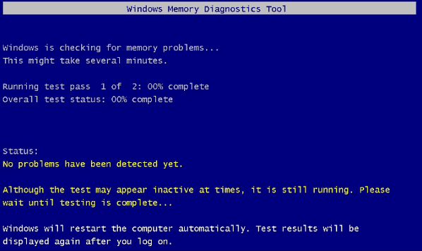 메모리 진단 도구로 Windows BSOD 오류를 복구하십시오.