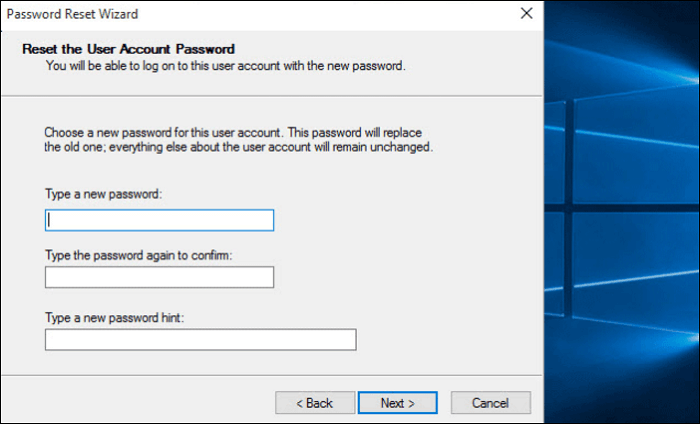 microsoft-password-reset-disk-interface