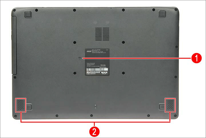 에이서 노트북 뒷면 케이스 제거