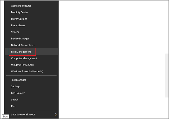 오픈 디스크 관리