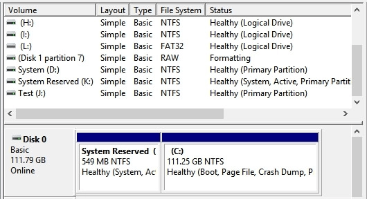 시스템 예약 파티션