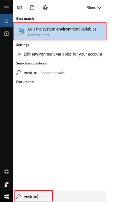 PATH에서 명령 프롬프트가 작동하지 않는 문제를 수정합니다.