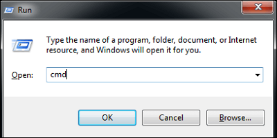 cmd를 입력하세요