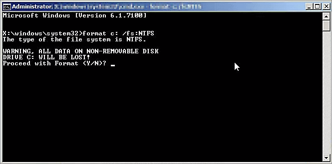 사용 시스템 수리 디스크