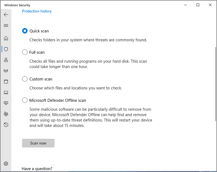 바이러스 검사 win11