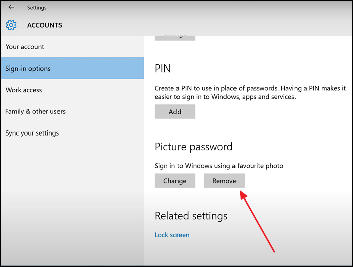 버튼을 제거하다
