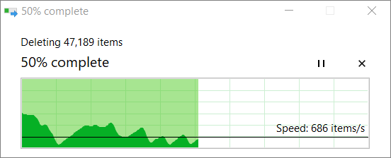 windows 느린 파일을 삭제합니다