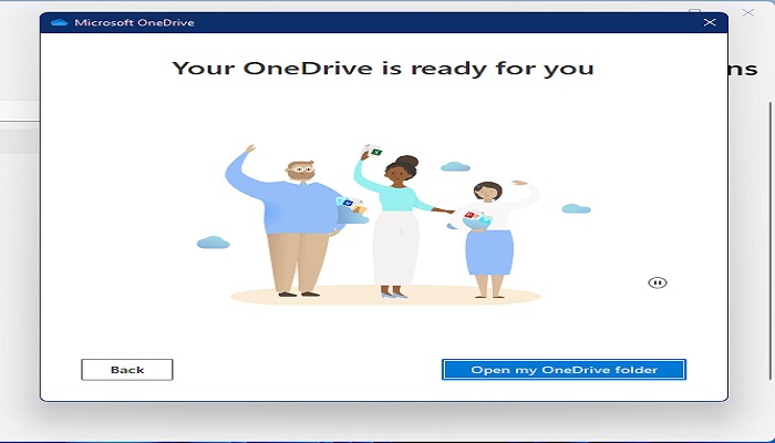 OneDrive 폴더 열기