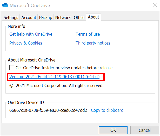 원드라이브 버전
