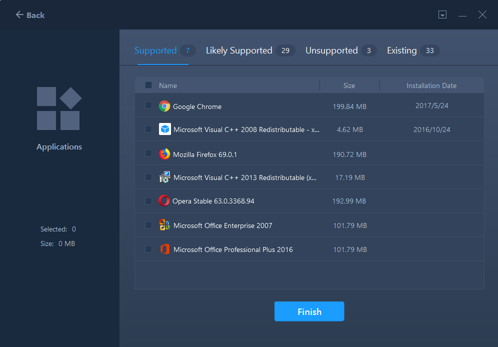 PC 대 PC 응용 프로그램 브라우저