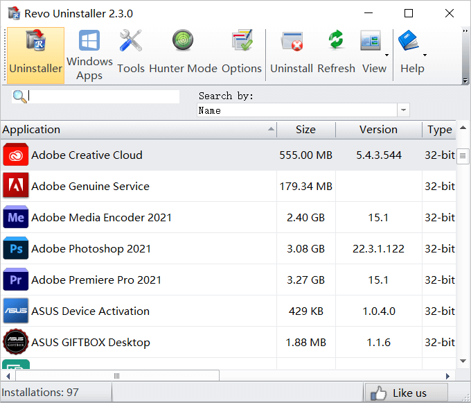 레보 제거 프로그램