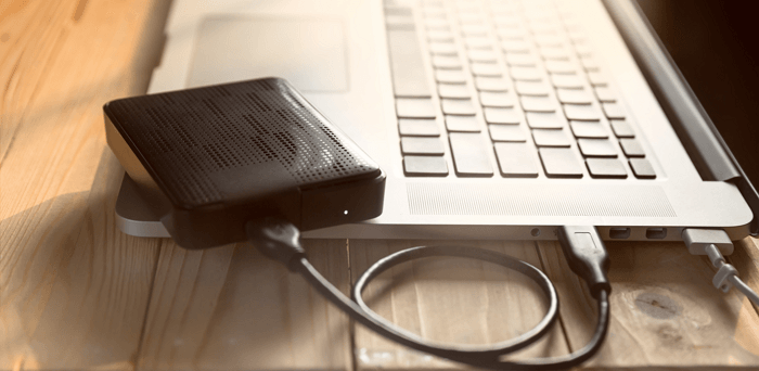 외부 하드 드라이브 사용