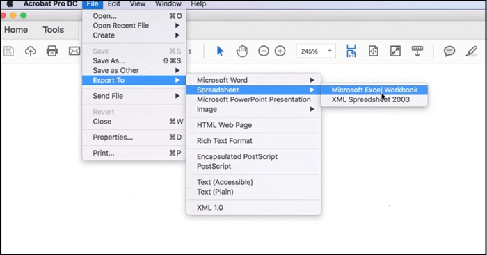 PDF를 Excel로 변환하여 PDF를 Excel 셀에 삽입