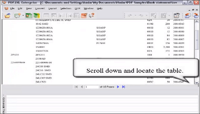 cogniview pdf2xl