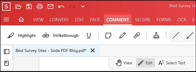 Soda를 사용한 사용자 정의 PDF 하이라이트 색상