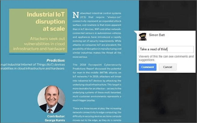 Google 드라이브로 PDF 강조