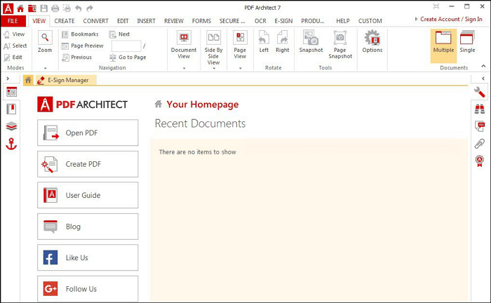 PDF 아키텍트 무료로 PDF 파일 편집