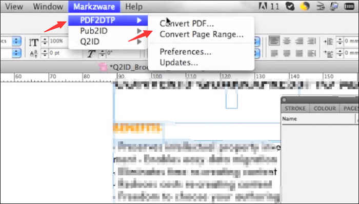 플러그인이 있거나 없는 PDF를 InDesign으로 변환하는 방법-EaseUS