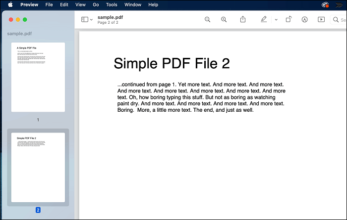 split pdf preview