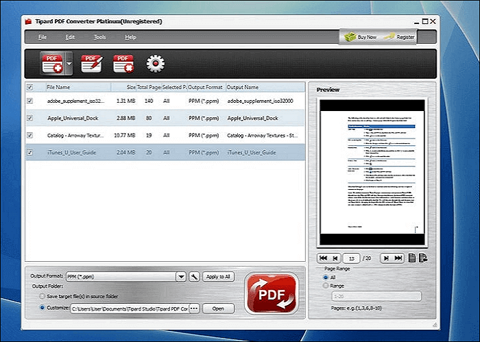 티파드 PDF 변환기