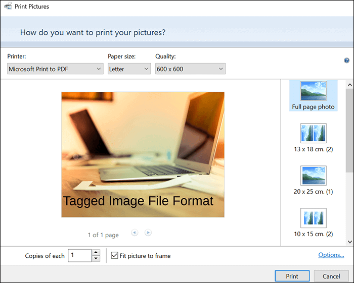 Windows 10 / Mac / 온라인에서 Tiff를 PDF로 변환하는 방법EaseUS