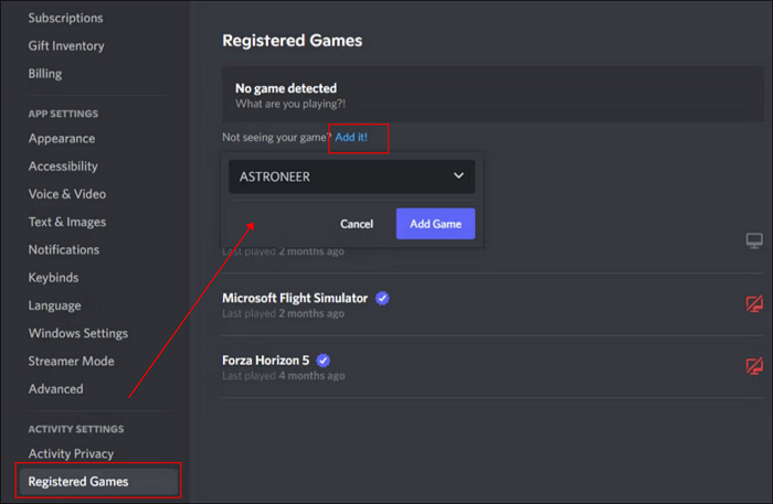 게임플레이를 수동으로 추가