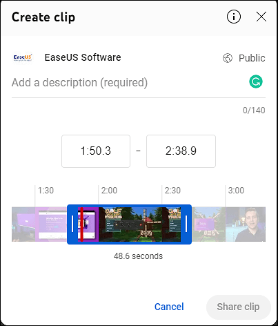 유튜브 영상 클립