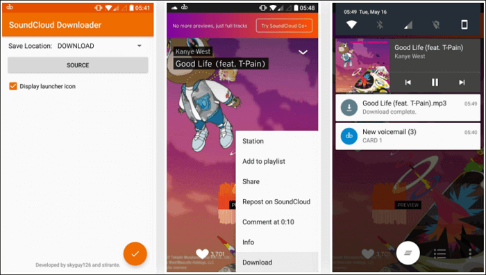사운드클라우드에서 음악 다운로드