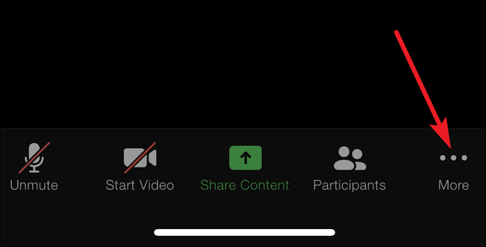 iPhone에서 Zoom 회의를 녹화하는 1단계