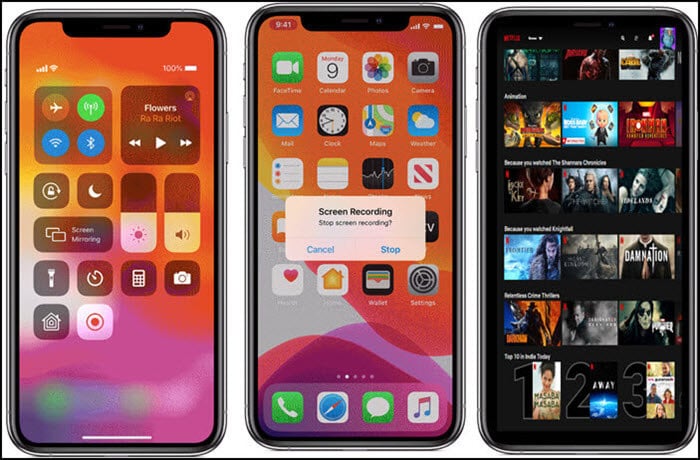 화면 녹화로 아이폰에 넷플릭스 녹화