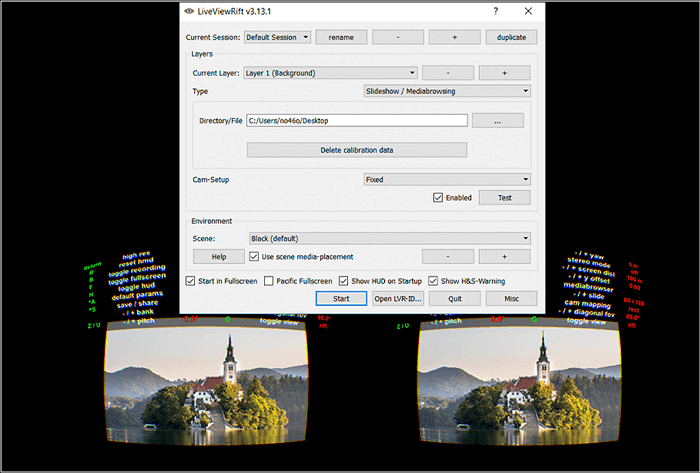 LiveViewRift VR 비디오 플레이어